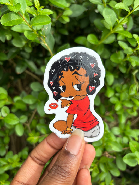 Bonnet Boop Sticker