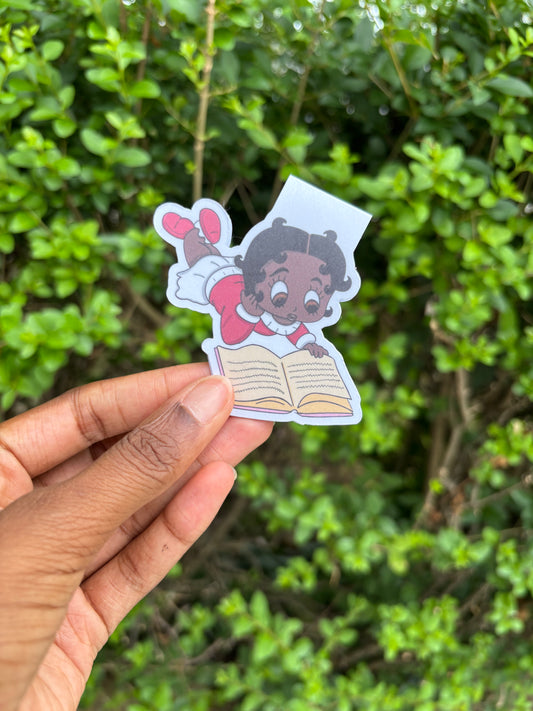 Betty Boop Inspired Magnetic Bookmark
