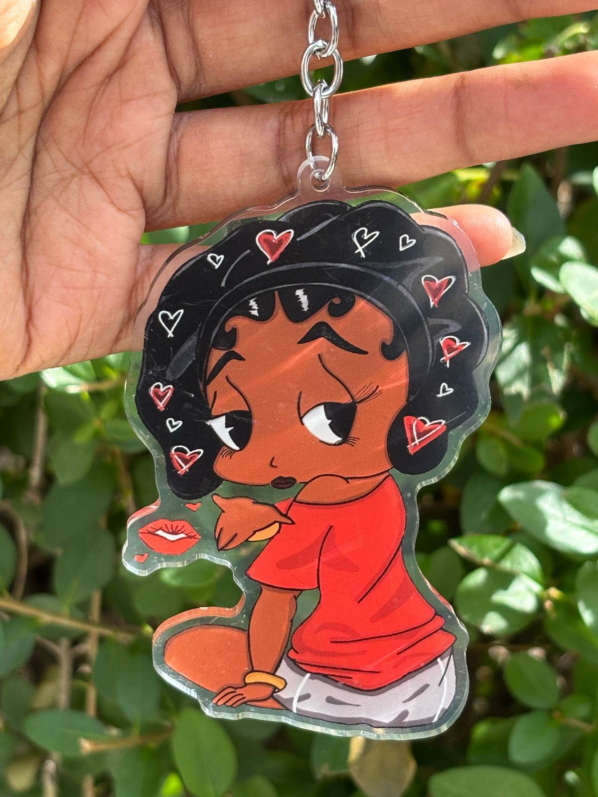 Bonnet Boop Keychain